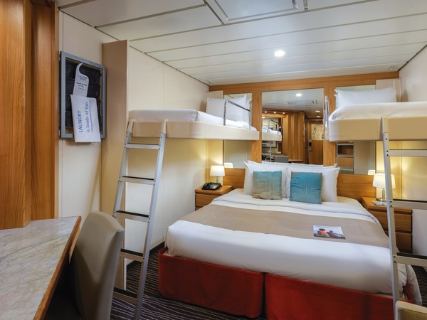 Marella Cruises Marella Explorer 2 Inside Cabin 4 Berth ©Ben Waller.jpg